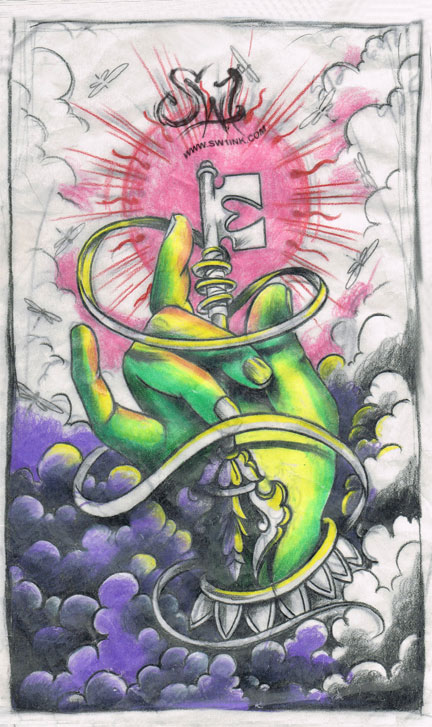 GreenHandwKey